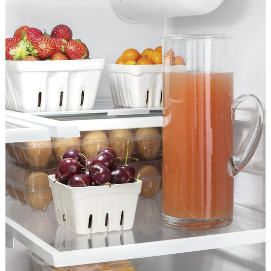 GE 36 Inch 27 cu. ft. French Door Refrigerator, Stainless Steel - GNE27JYMFS