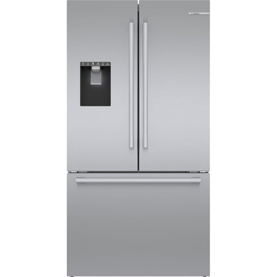 Bosch 500 Series 36 Inch French Door Refrigerator with 26 cu. ft. Capacity, Stainless Steel - B36FD50SNS