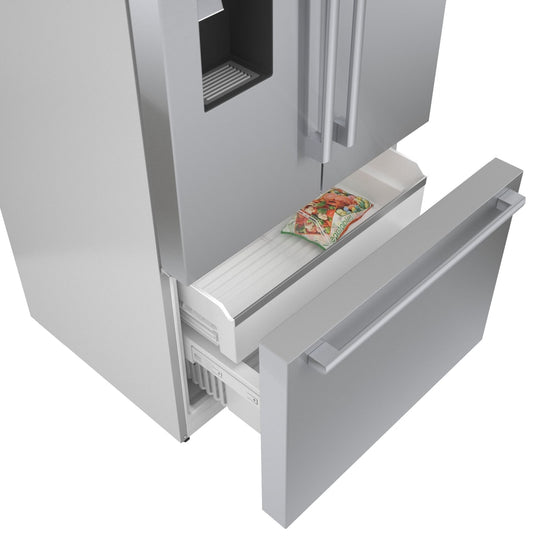 Bosch 500 Series 36 Inch French Door Refrigerator with 26 cu. ft. Capacity, Stainless Steel - B36FD50SNS