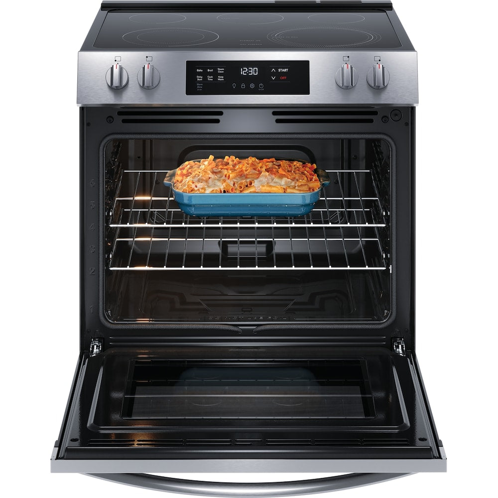 Frigidaire 5.3 Cu. Ft. Electric Range with EvenTemp Element and Five-Element Cooktop - FCFE306CAS