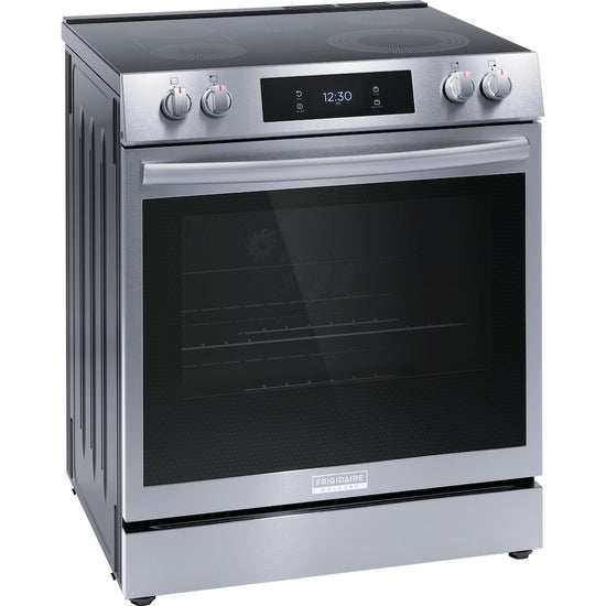 Frigidaire 30 Inch Front Control Electric Range with Total Convection - GCFE306CBF