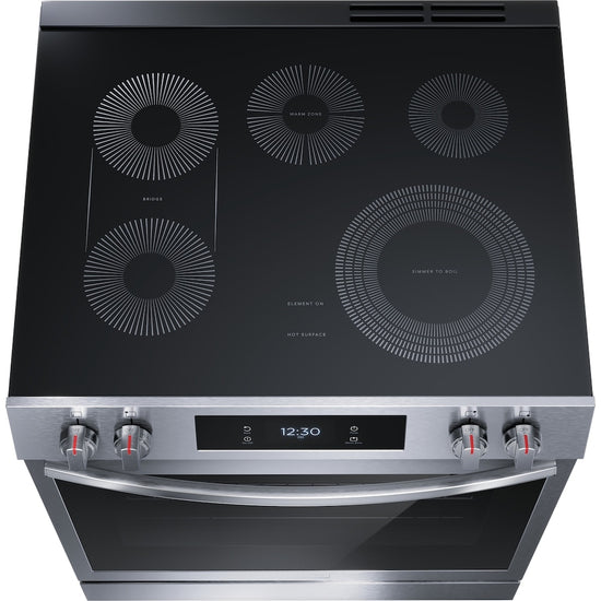 Frigidaire 30 Inch Front Control Electric Range with Total Convection - GCFE306CBF