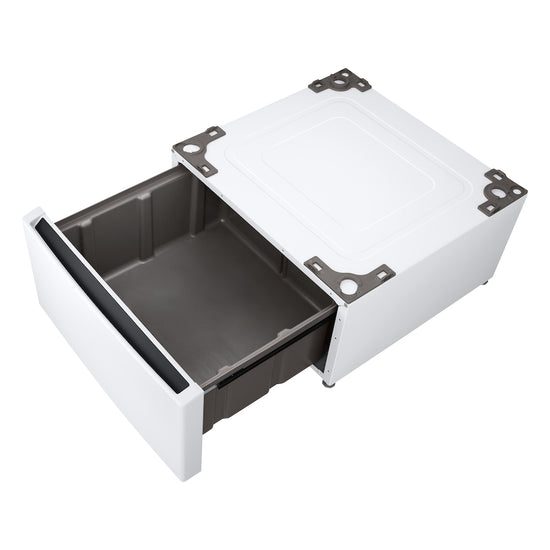 LG 27 Inch Laundry Pedestal in White with Storage Drawer - WDP6W
