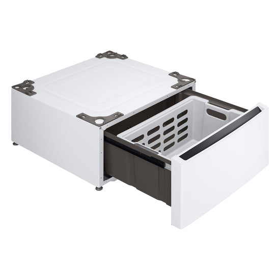 LG 27 Inch Laundry Pedestal in White with Storage Drawer - WDP6W