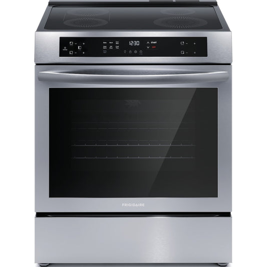 Frigidaire 30 Inch Slide-In Induction Range with Convection, Stainless Steel - FCFI308CAS