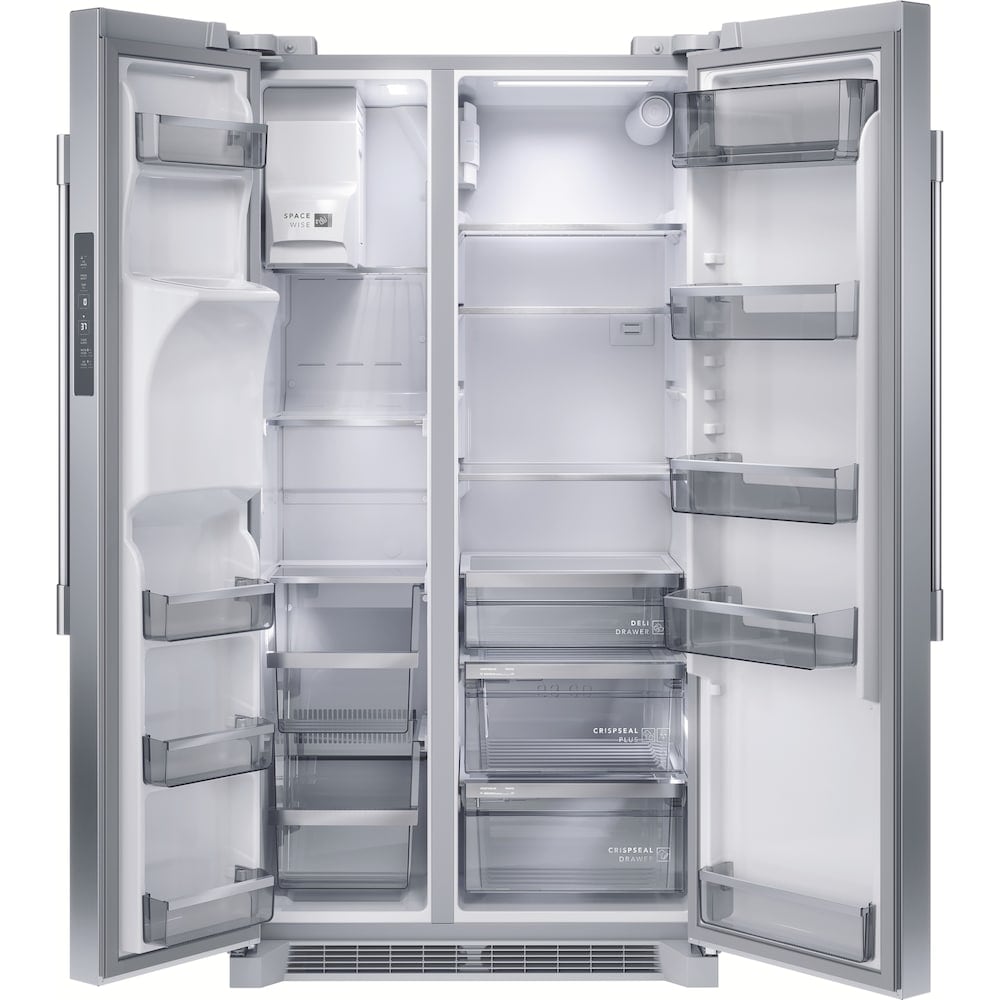 Frigidaire Professional 36 Inch Counter-Depth Side-by-Side Refrigerator, Stainless Steel - PRSC2222AF