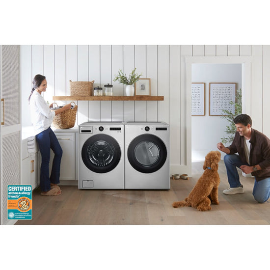 LG 7.4 cu. ft. Front Load Gas Dryer, Graphite Steel - DLGX5501V