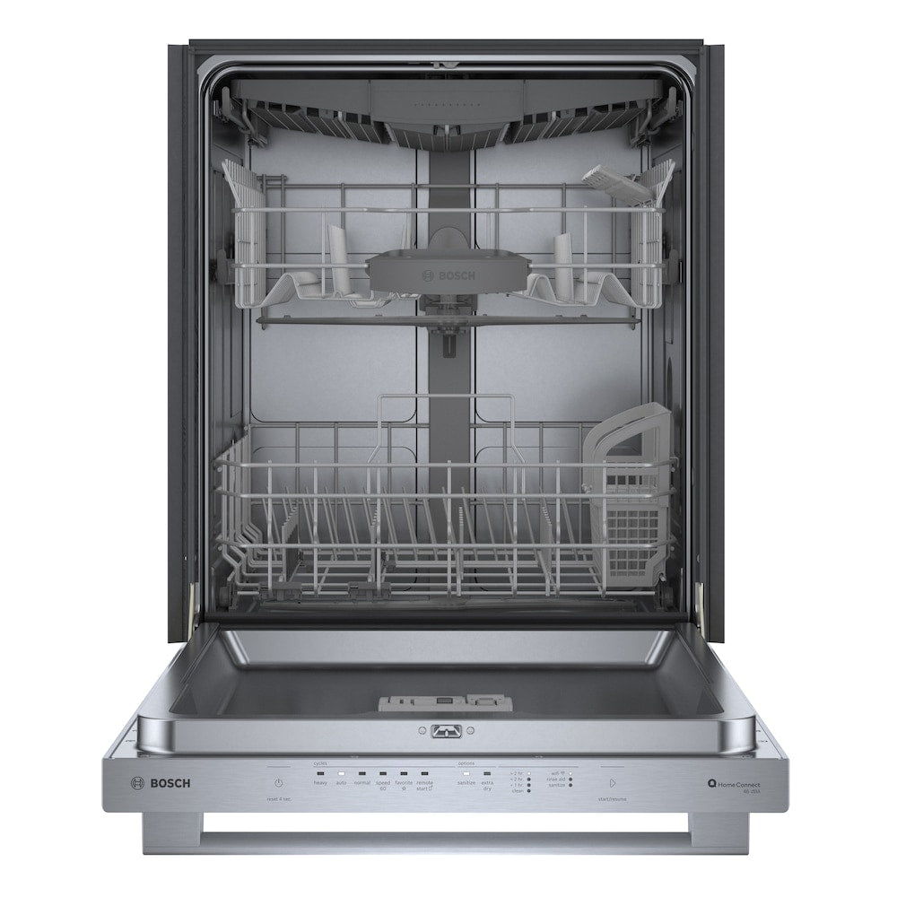 Bosch 300 Series 24 Inch Smart Built-In Dishwasher, Stainless Steel - SHX53CM5N
