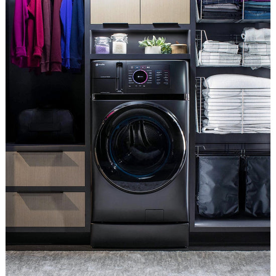 GE Profile 28 Inch Ventless Washer Dryer Combo, Carbon Graphite - PFQ97HSPVDS