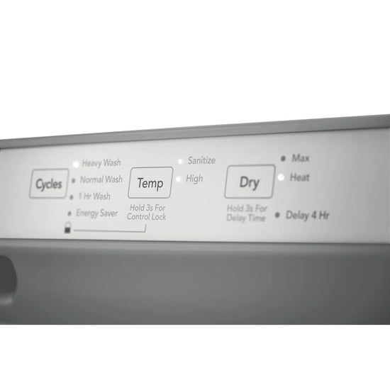 Frigidaire 24 in Front Control Built-In Dishwasher, Stainless Steel - FDPC4314AS