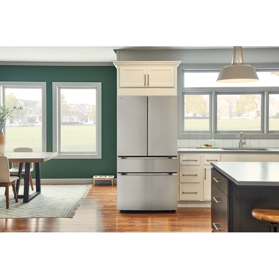LG 30 cu. ft. Standard Depth French Door Refrigerator with Internal Water Dispenser, PrintProof Stainless Steel - LF30S8210S