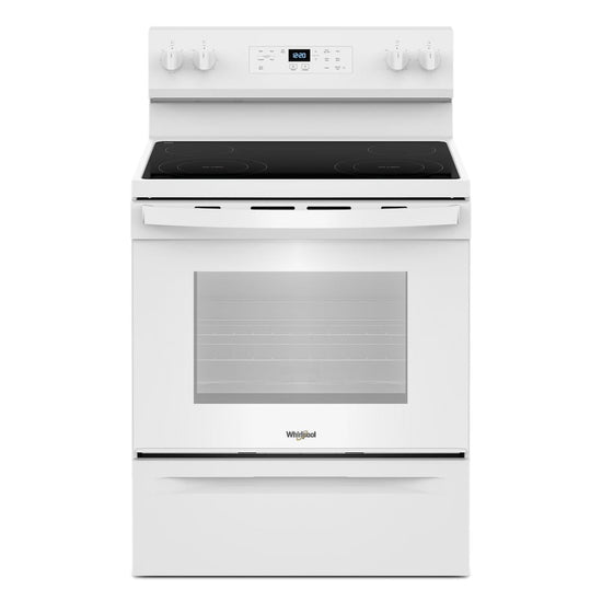 Whirlpool 30 Inch Electric Freestanding Range, White - YWFES3530RW