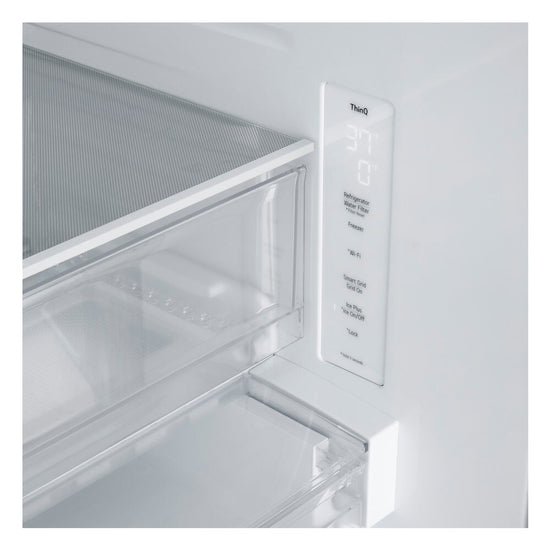 LG 33 Inch French Door Refrigerator with 25 cu. ft. Capacity, Stainless Steel - LF25S6200S