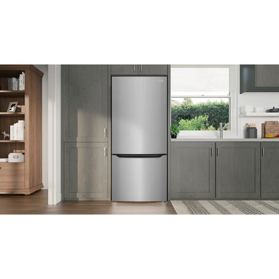 Frigidaire Gallery 30 Inch Bottom Freezer Refrigerator with 20.3 cu. ft. Capacity, Stainless Steel - GRBN2012AF