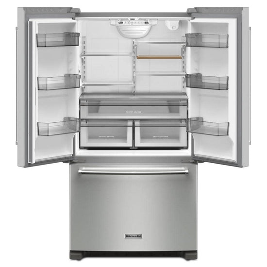 KitchenAid 36 Inch Counter-Depth French Door Refrigerator - KRFC136RPS