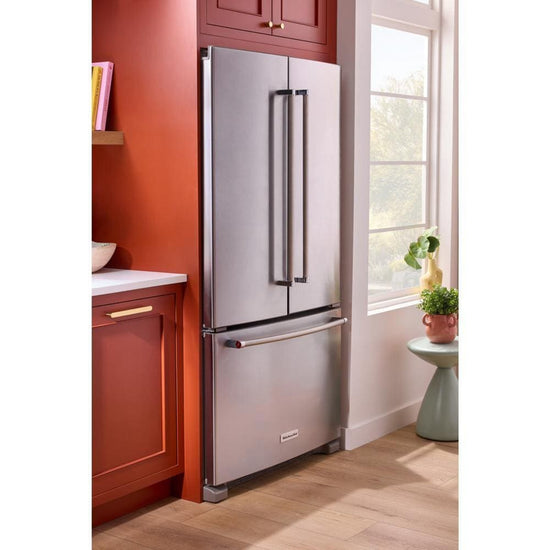 KitchenAid 36-Inch Counter-Depth French Door Refrigerator, 20 cu. ft. - KRFC136RPS