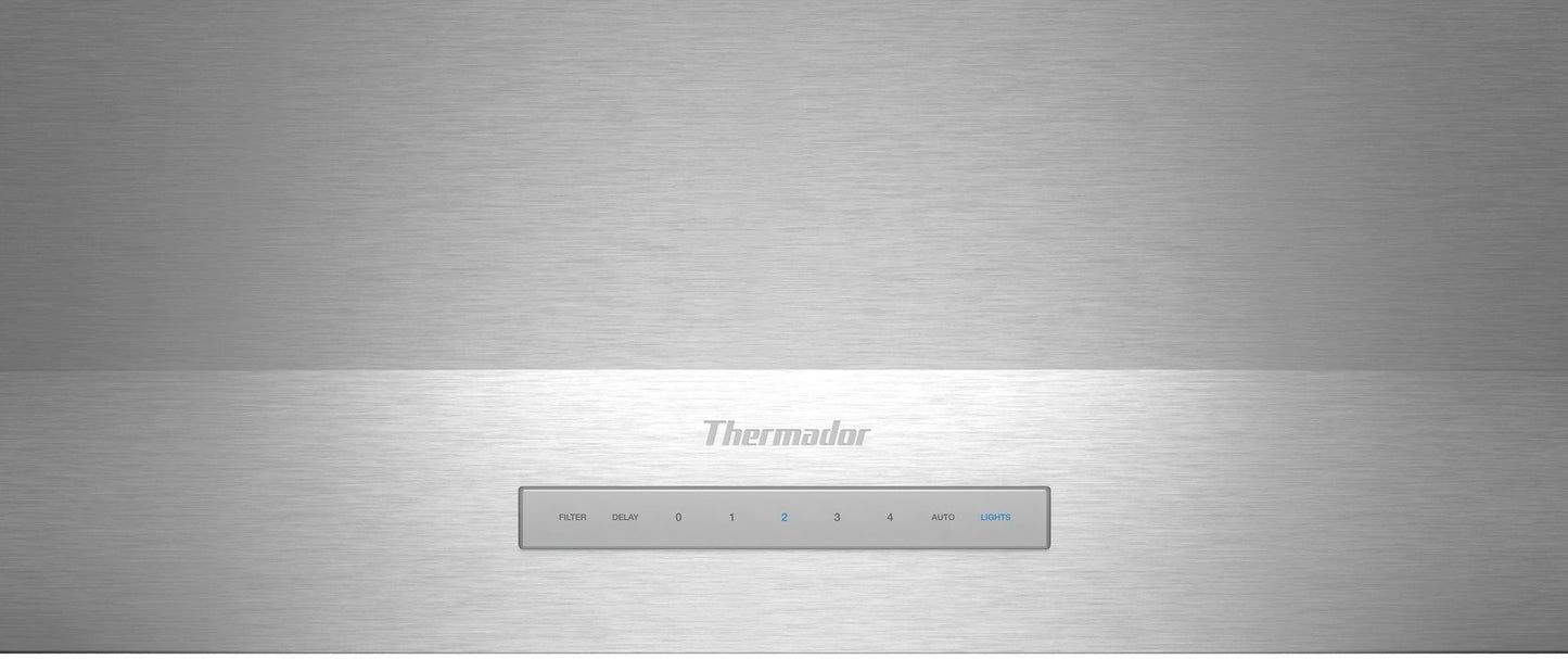 Thermador 48 Inch Wall Mount Smart Range Hood with LED Lighting and Automatic Mode - PH48GWS