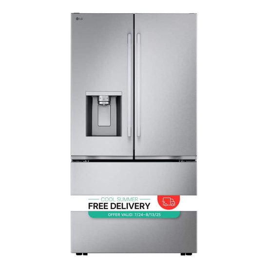 LG 36 Inch French 3-Door Counter-Depth MAX Refrigerator, Stainless Steel - LF24Z6530S