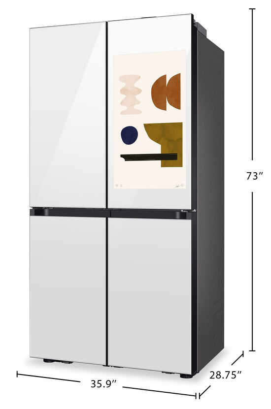 Samsung Bespoke 36 Inch 22.5 Cu. Ft. Counter-Depth 4-Door Flex Refrigerator - RF23DB990012AC