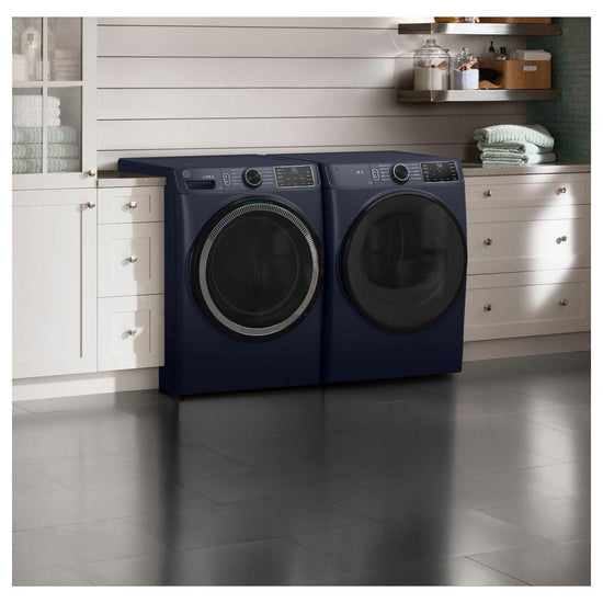 GE 4.8 cu. ft. Smart Sapphire Blue Front Load Washer - GFW550SPRRS