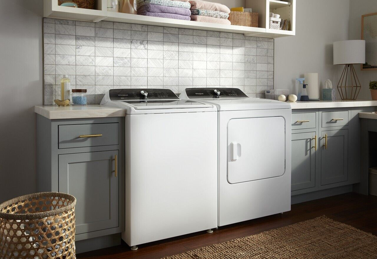 Whirlpool 5.4 Cu. Ft. Top Load Washer with Removable Agitator - WTW5057LW