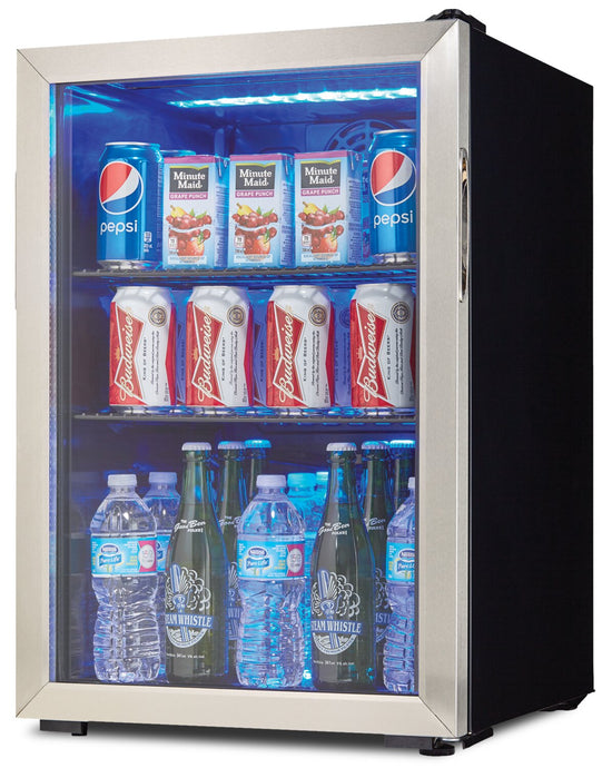 Danby 2.6 Cu. Ft. Single-Door Beverage Centre, Stainless Steel - DBC026A1BSSDB-RF
