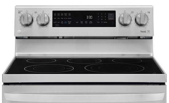 LG 30 Inch Freestanding Electric Range with True Convection & Air Fry - LREL6325F