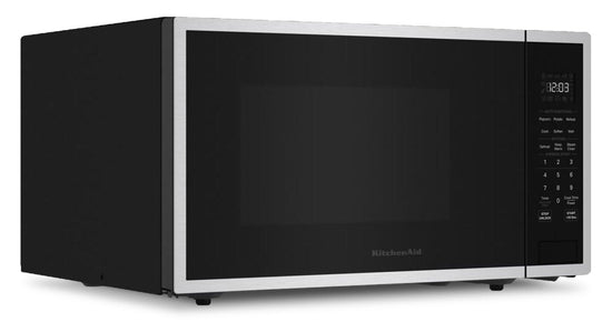 KitchenAid 1.6 Cu. Ft. Countertop Microwave, PrintShield Stainless - YKMCS122SPS