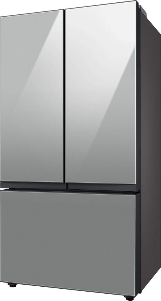 Samsung 36 Inch 30.1 Cu. Ft. Bespoke French-Door Refrigerator, Stainless Steel - RF30BB6600QLAA