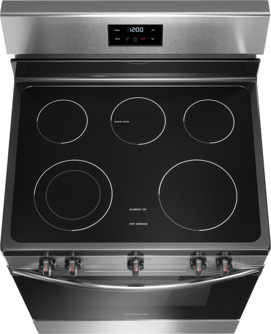 Frigidaire 30 Inch Electric Range, Stainless Steel - FCRE305CBS