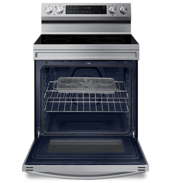 Samsung 30 Inch Freestanding Electric Range with 6.3 Cu. Ft. Capacity - NE63A6711SS/AC