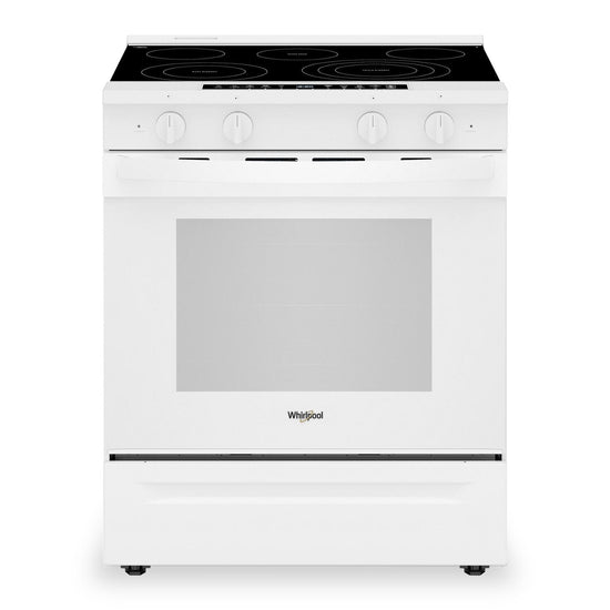 Whirlpool 5.3 Cu. Ft. Electric Range with Air Fry, White - YWSES7530RW