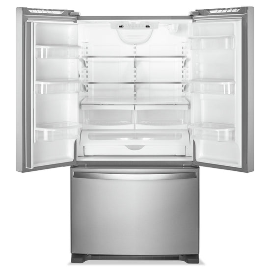 Whirlpool 33 Inch French Door Refrigerator with 22 Cu. Ft. Capacity, Stainless Steel - WRFF5333PZ