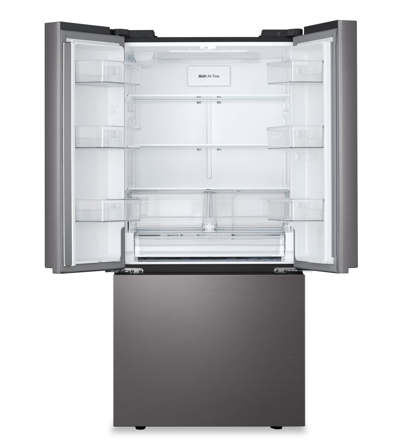 LG 25 Cu. Ft. Smart French-Door Refrigerator with Ice Maker, Black Stainless Steel - LF25S6200D