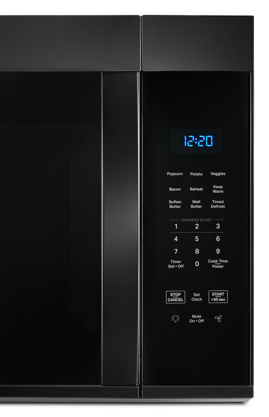 Whirlpool 1.7 Cu. Ft. Over-the-Range Microwave, Black - YWMMS3130RB