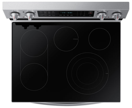 Samsung 30 Inch Freestanding Electric Range with 6.3 Cu. Ft. Capacity - NE63A6711SS/AC
