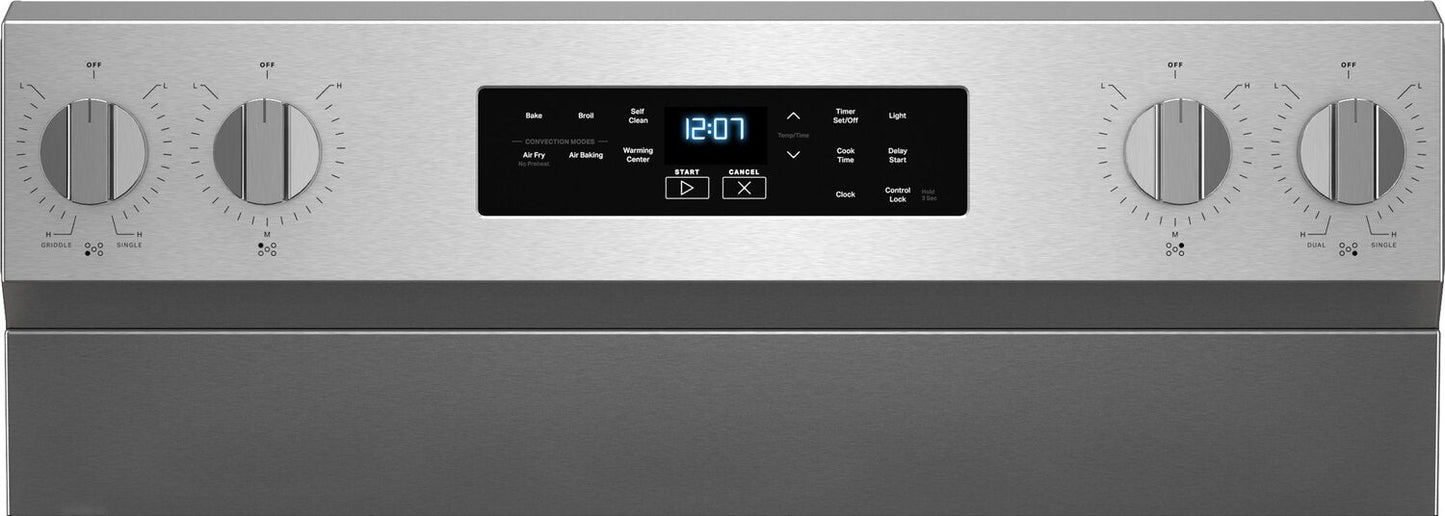 Maytag 30 Inch Electric Range with No Preheat Air Fry - YMFES6030RZ