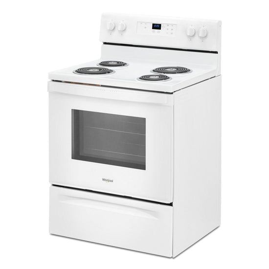 Whirlpool 30 Inch Freestanding Electric Range with 4.8 cu. ft. Capacity, White - YWFC150M0JW