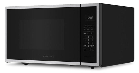 KitchenAid 1.6 Cu. Ft. Countertop Microwave, PrintShield Stainless - YKMCS122SPS