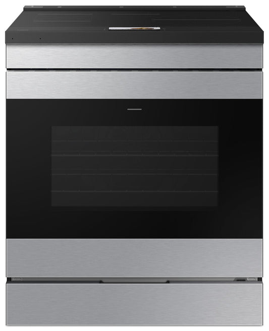Samsung 30 Inch Slide-In Induction Range with True Convection - NSI6DG9900SRAC