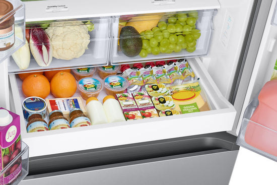 Samsung 30 Inch French-Door Refrigerator, Stainless Steel - RF22A4111SR/AA