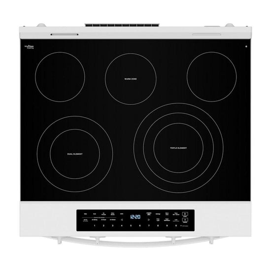 Whirlpool 5.3 Cu. Ft. Electric Range with Air Fry, White - YWSES7530RW