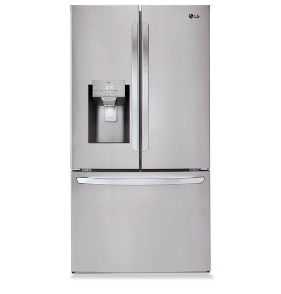 LG 36 Inch 28 Cu. Ft. French-Door Refrigerator, Stainless Steel - LRFS28XBS
