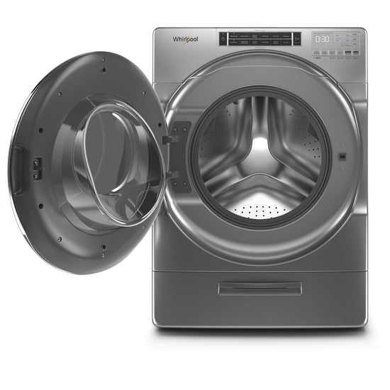 Whirlpool 5.8 Cu. Ft. Front-Load High-Efficiency Washer - Chrome Shadow - WFW8620HC