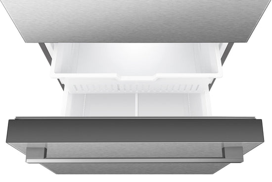 Hisense 31.3 Inch 22.3 Cu. Ft. Bottom-Freezer Refrigerator, Stainless Steel - RB22A2FSE