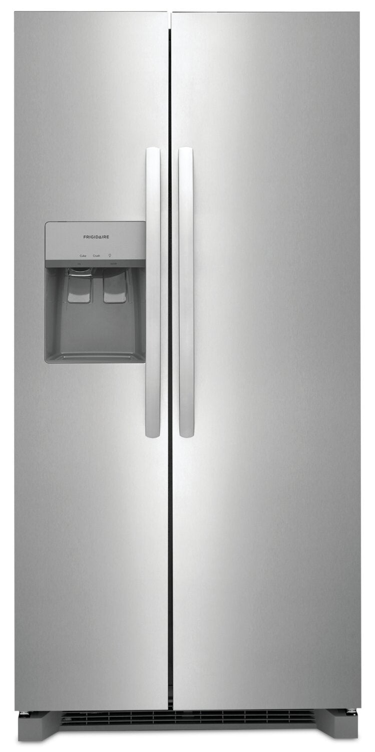 Frigidaire 33 Inch Side-by-Side Refrigerator, Stainless Steel - FRSS2323AS