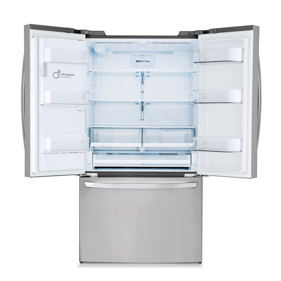 LG 36 Inch 28 Cu. Ft. French-Door Refrigerator, Stainless Steel - LRFS28XBS