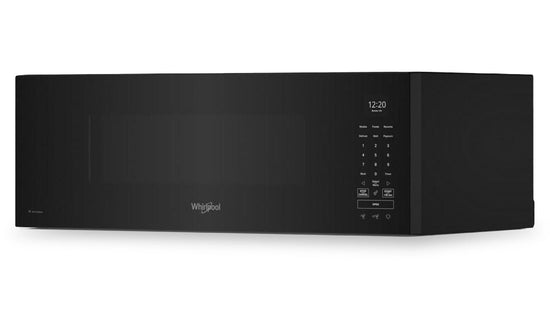 Whirlpool 1.1 Cu. Ft. Smart Low-Profile Over-the-Range Microwave, Black - YWMML5530RB