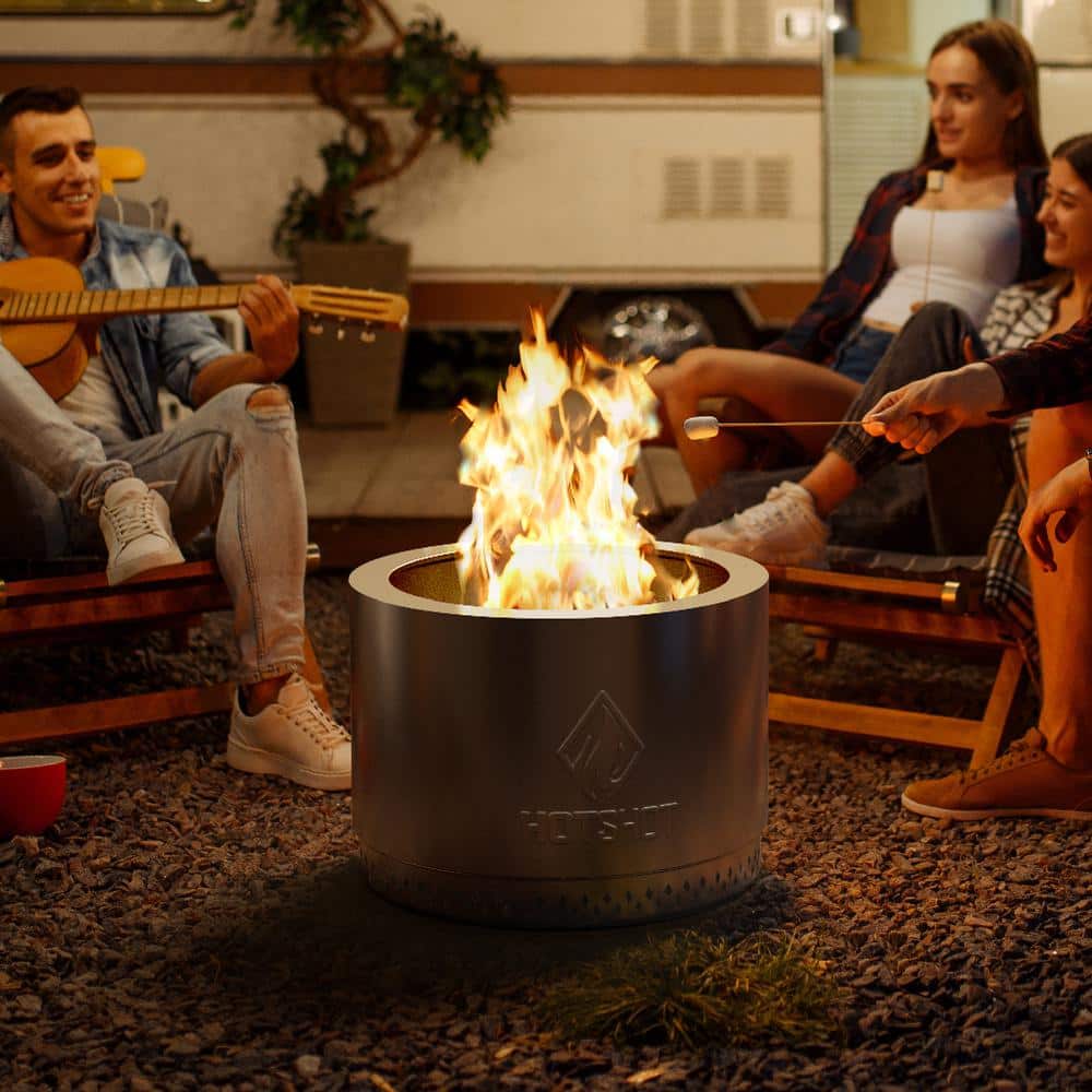 HotShot Explorer Portable Low Smoke 19.5 in. Fire Pit-EXPLORER