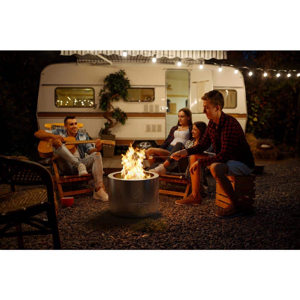 HotShot Explorer Portable Low Smoke 19.5 in. Fire Pit-EXPLORER